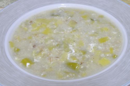 Jak uvařit ostravská pórková polévka? Snadné recept, připravený za Do 30 minut